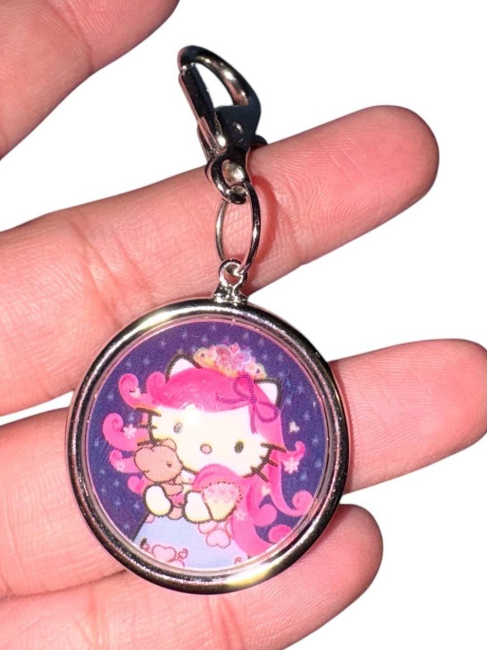 Rare Tarina Tarantino Hello Kitty Head Charm - Picture 3 of 4